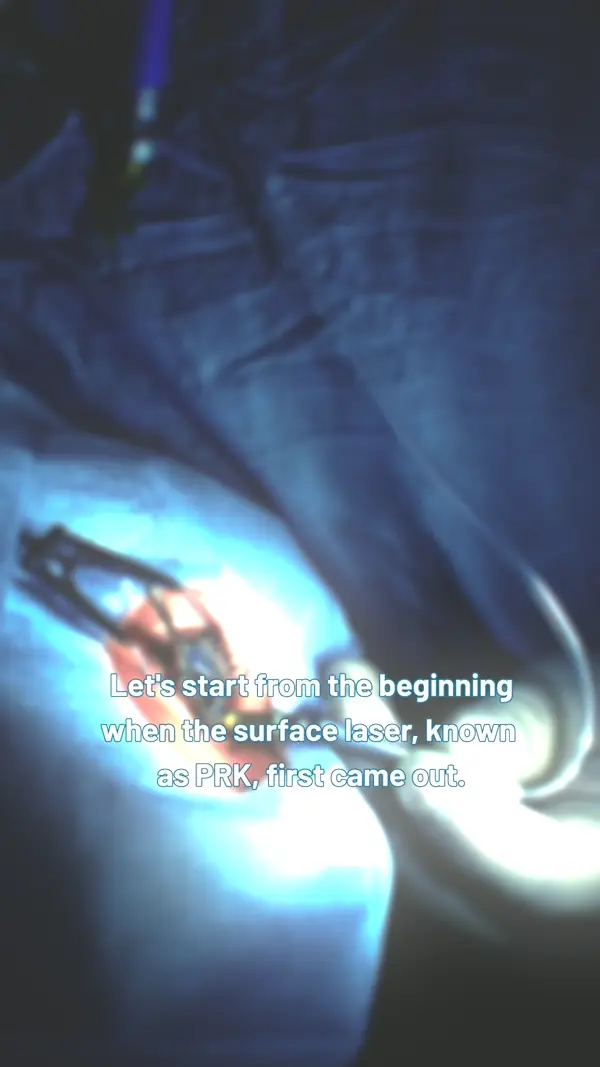 Surface laser reshaping the cornea — PRK explained